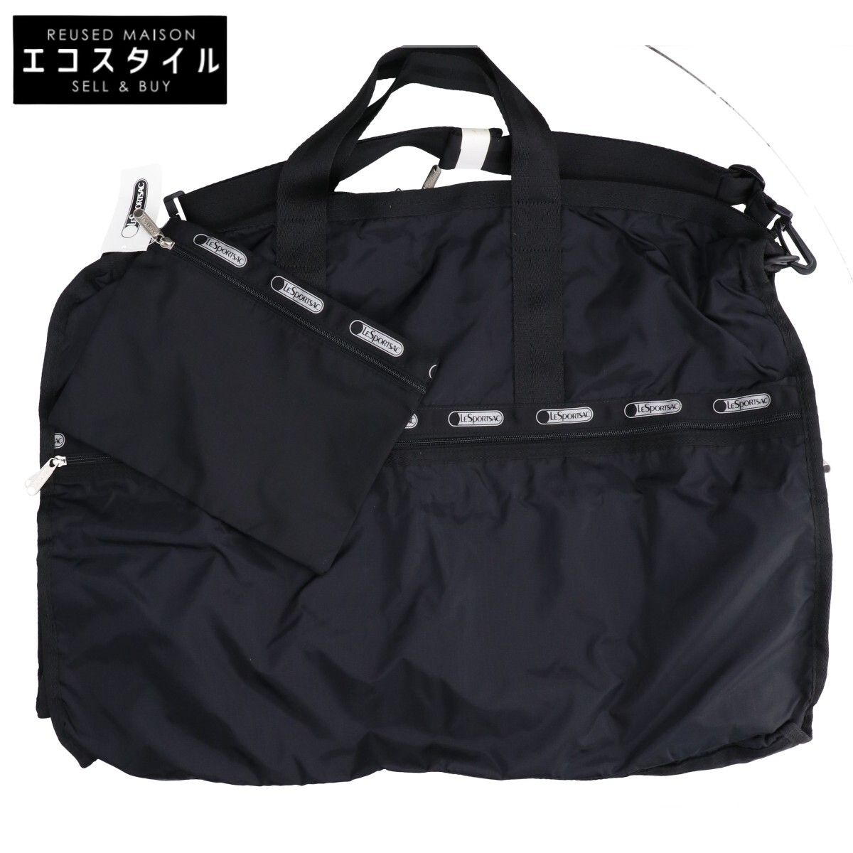レスポートサック ラージウィークエンダー　黒 LESPORTSAC レスポートサック 【新品同様】EXTRA LARGE WEEKENDER
