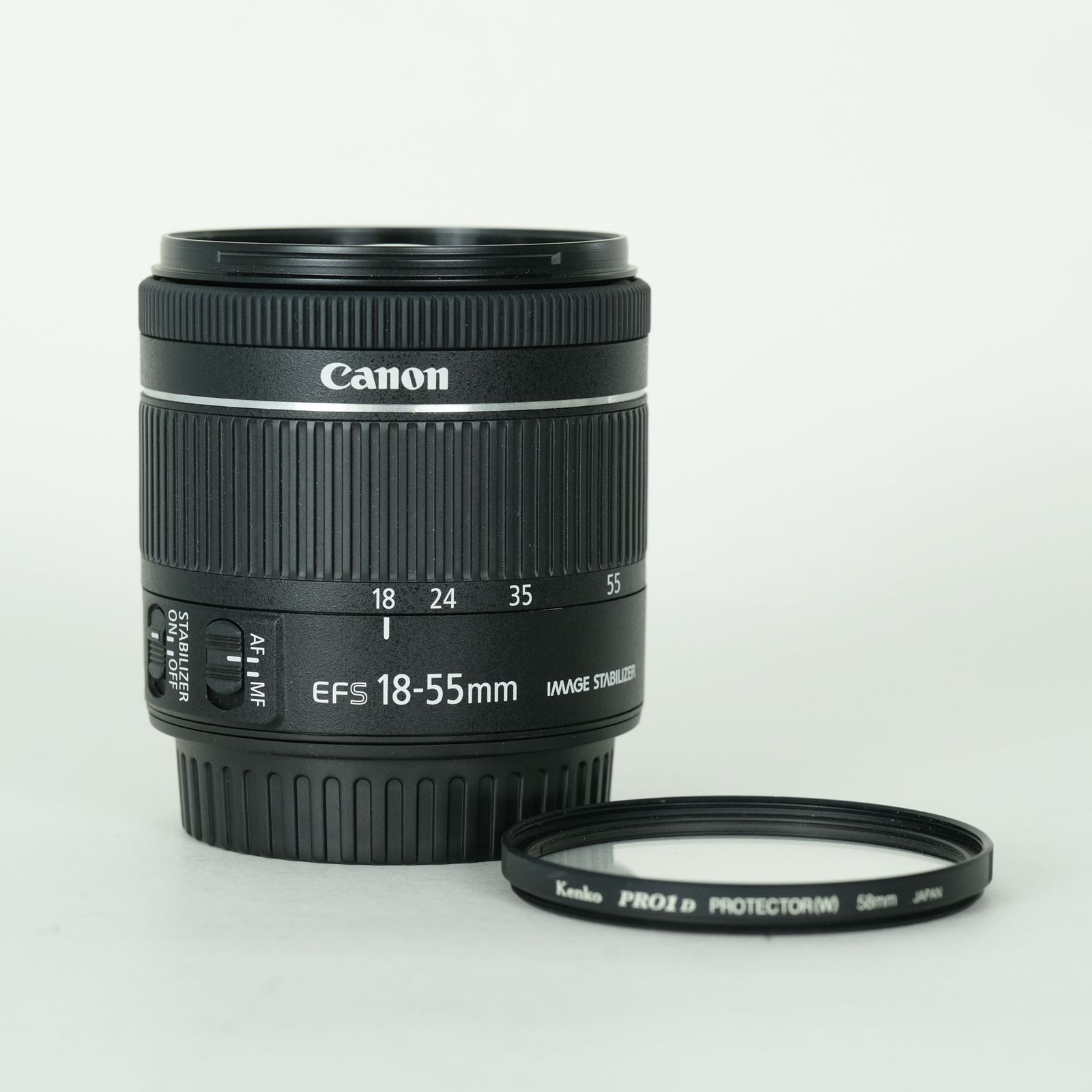 [美品 | フィルター付] Canon EF-S18-55mm F4-5.6 IS STM | Canon EF-Sマウント