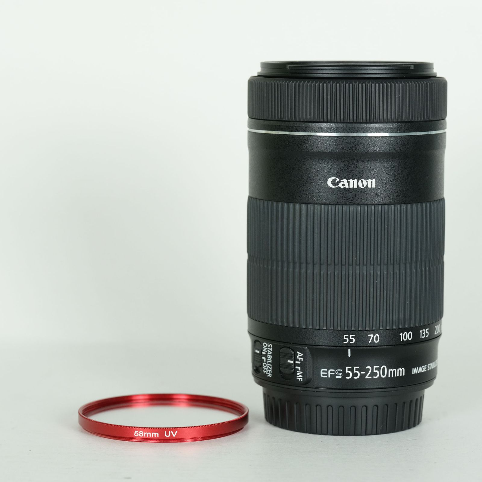 [美品 | フィルター付] Canon EF-S55-250mm F4-5.6 IS STM | Canon EF-Sマウント