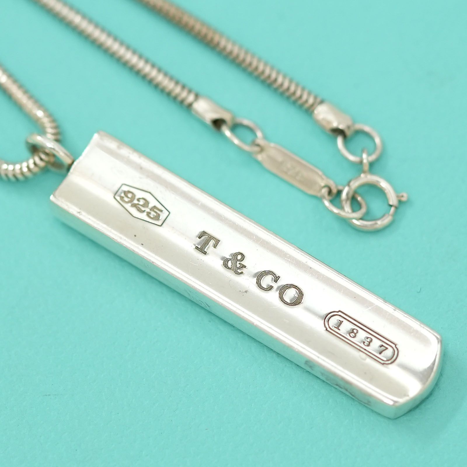 ティファニー Tiffany & Co. 1837 ナローバー ネックレス シルバー925
