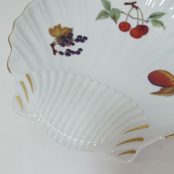 ROYAL WORCESTER ◇ロイヤルウースター/EVESHAMシェルディッシュ 6085