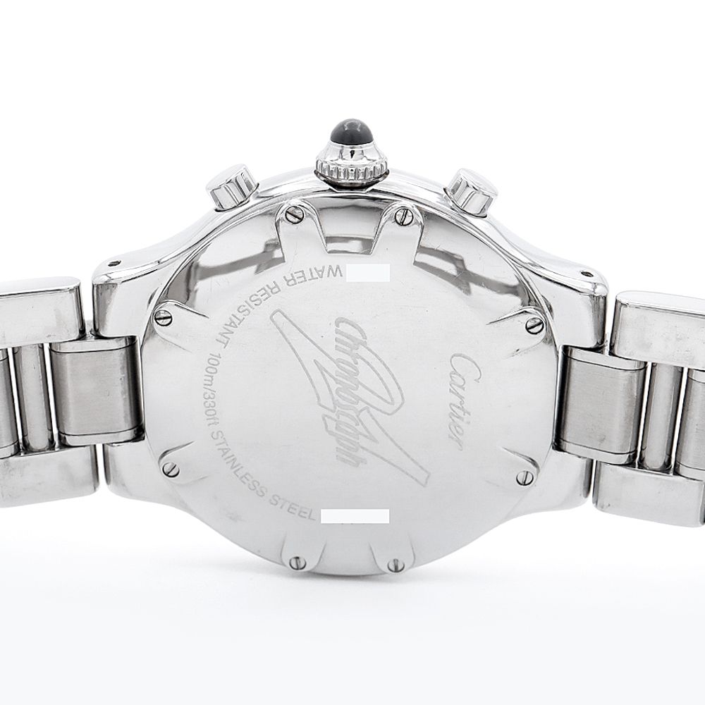電池交換済 Cartier カルティエ マスト 21 クロノスカフ W10172T2