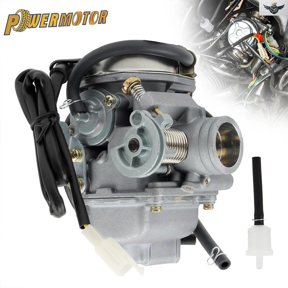 モーターサイクル PD24J キャブレター 26mm パワージェット付き 125cc 150cc エンジン燃料システム ホンダ GY6 ATV カスタムパーツ