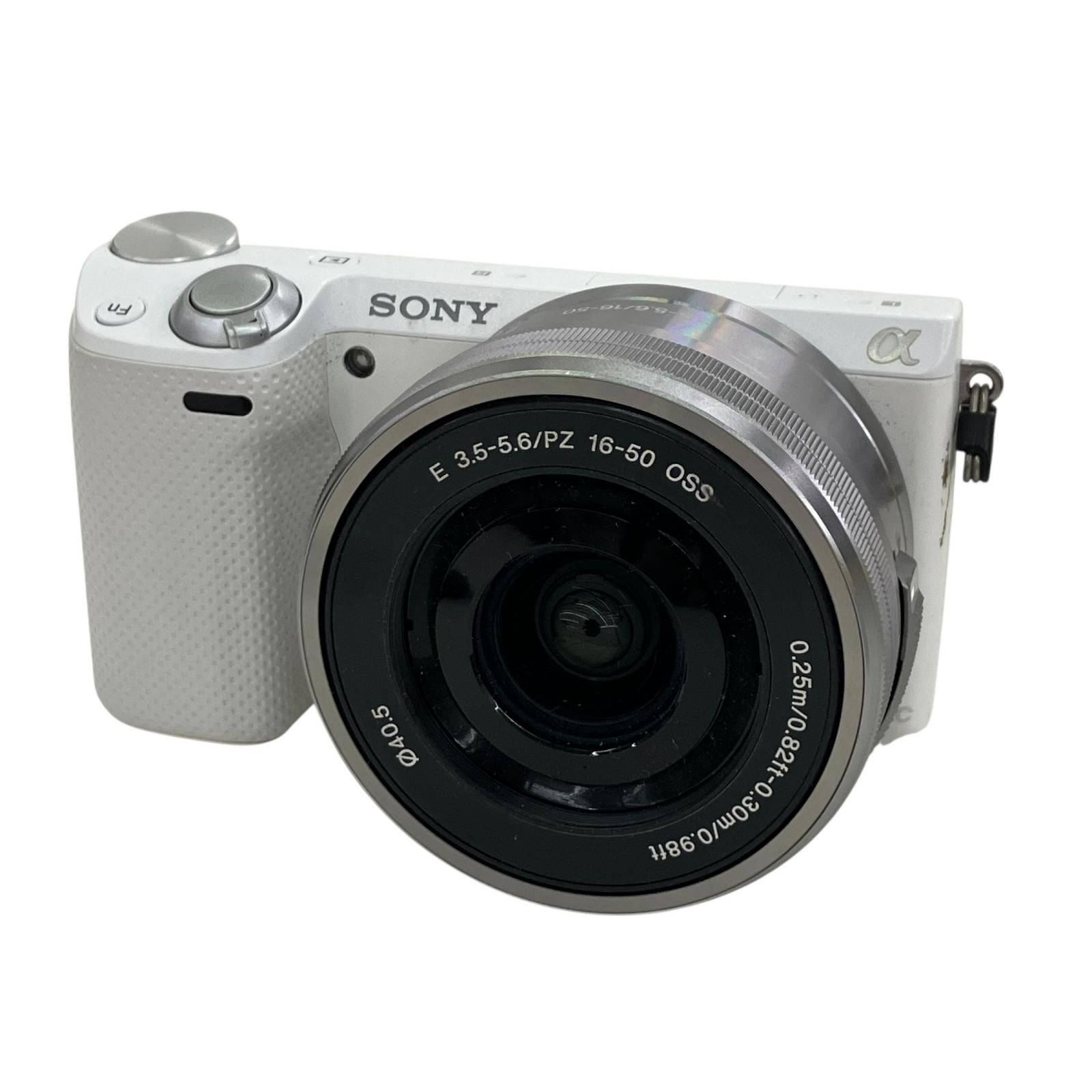 186000 動作未確認 SONY ソニー デジタルカメラ ミラーレス一眼 NEX-5R ホワイト