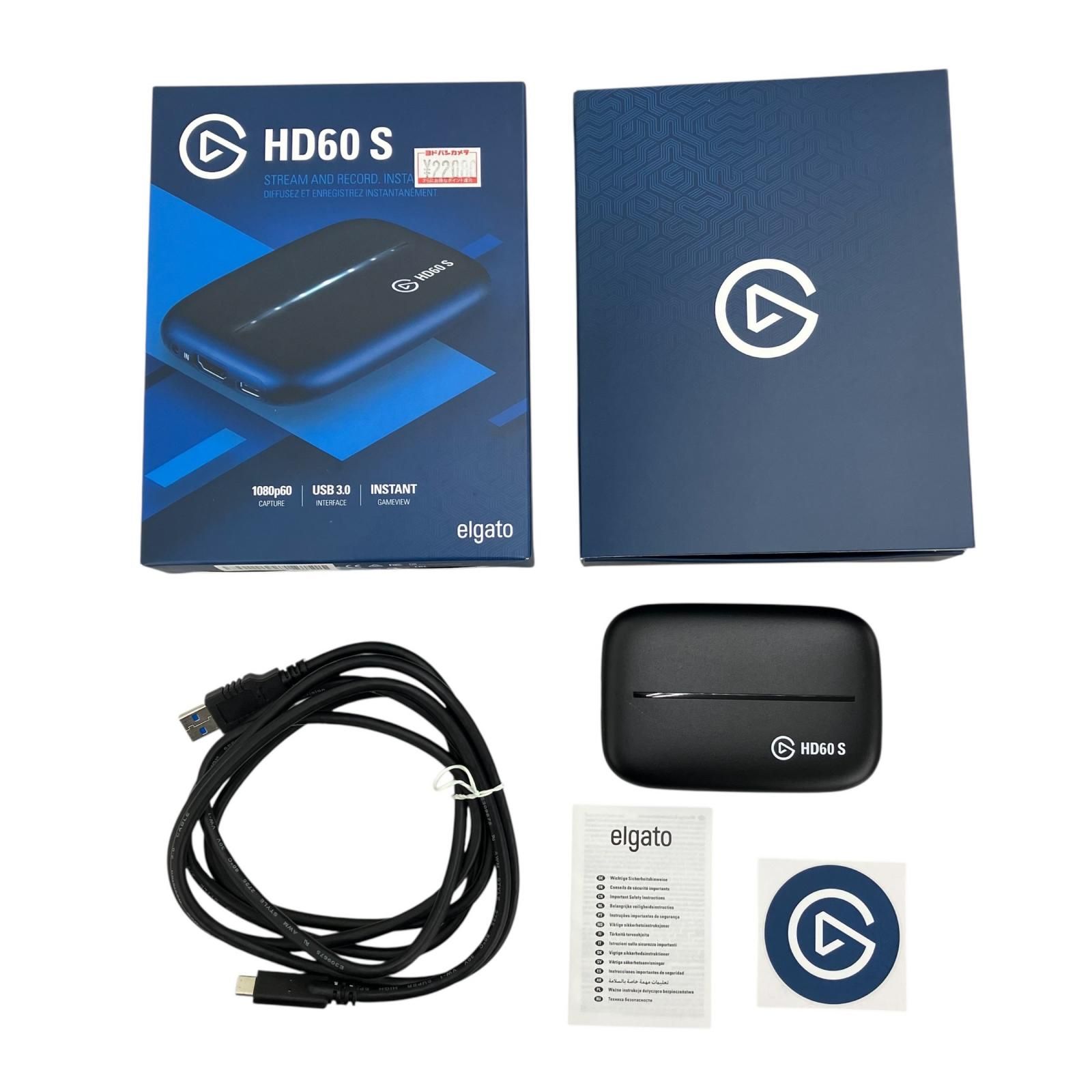 186000 通電確認のみ Elgato HD60 S ビデオキャプチャー ゲームキャプチャー 7,220円