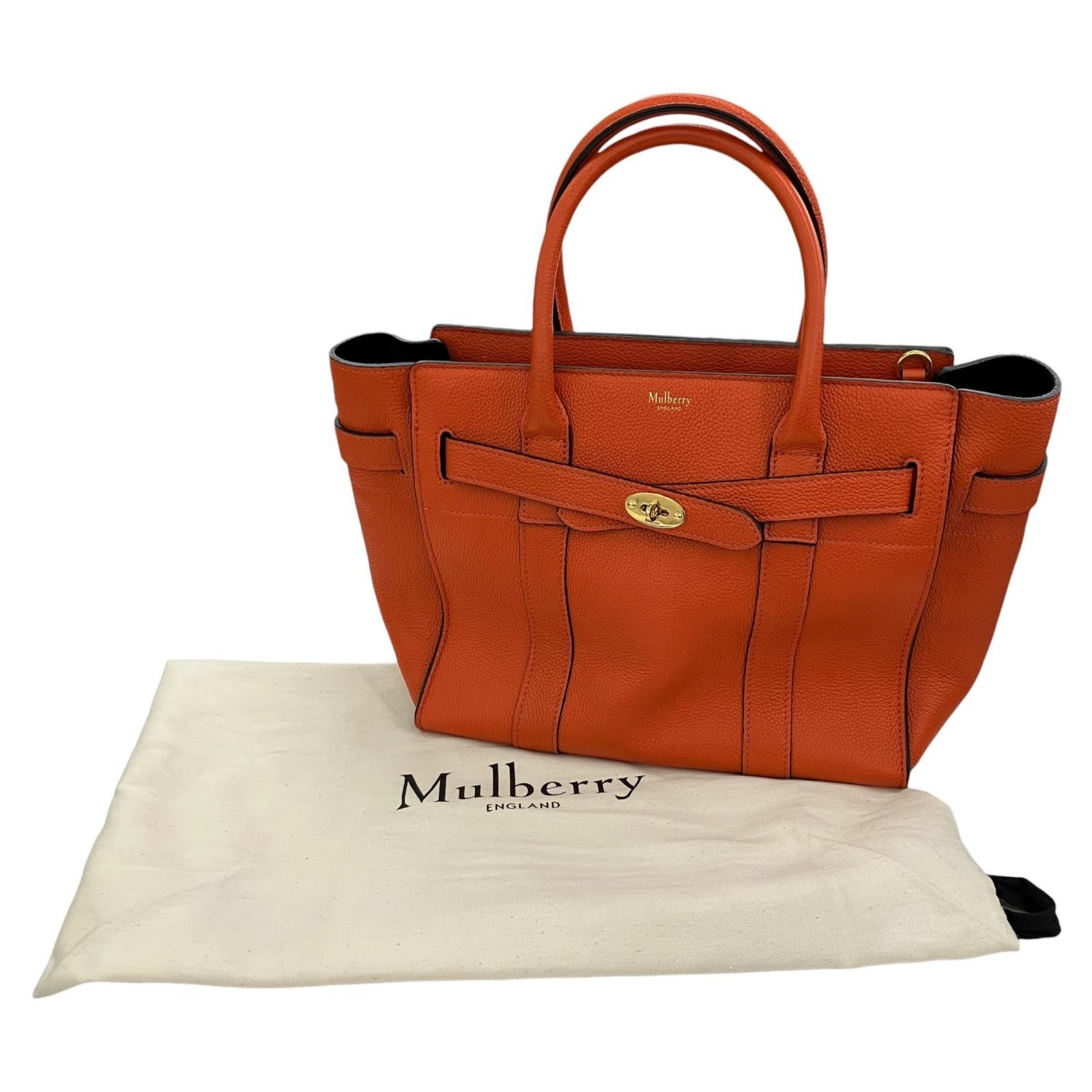 186000 現状品 Mulberry マルベリー スモール ジップド ベイズウォター 2way トートバッグ