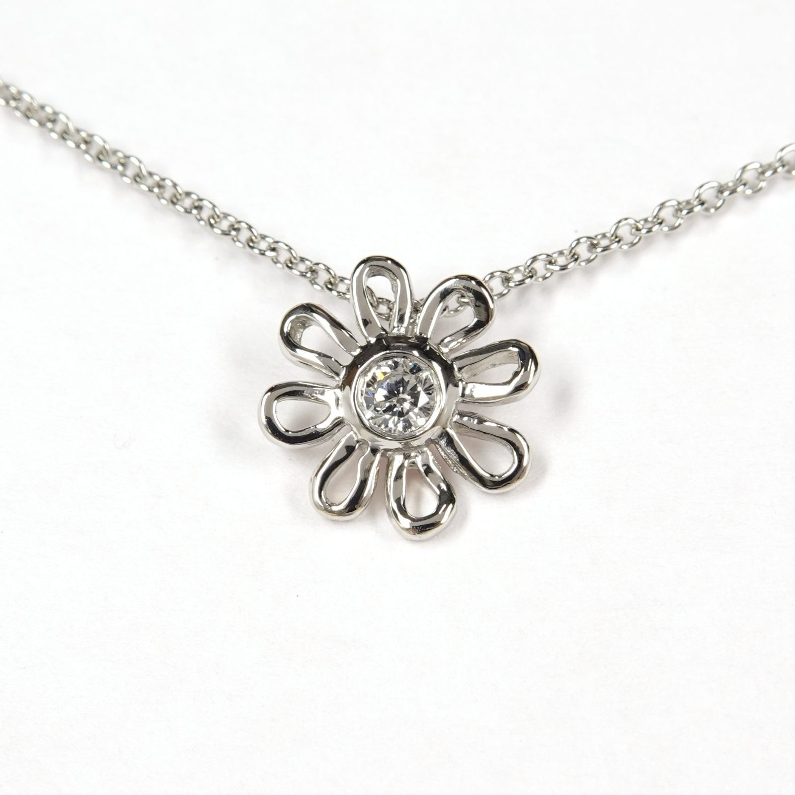 TIFFANY&Co. ティファニー デイジー フラワー ダイヤモンド ネックレス Pt950 パロマピカソ