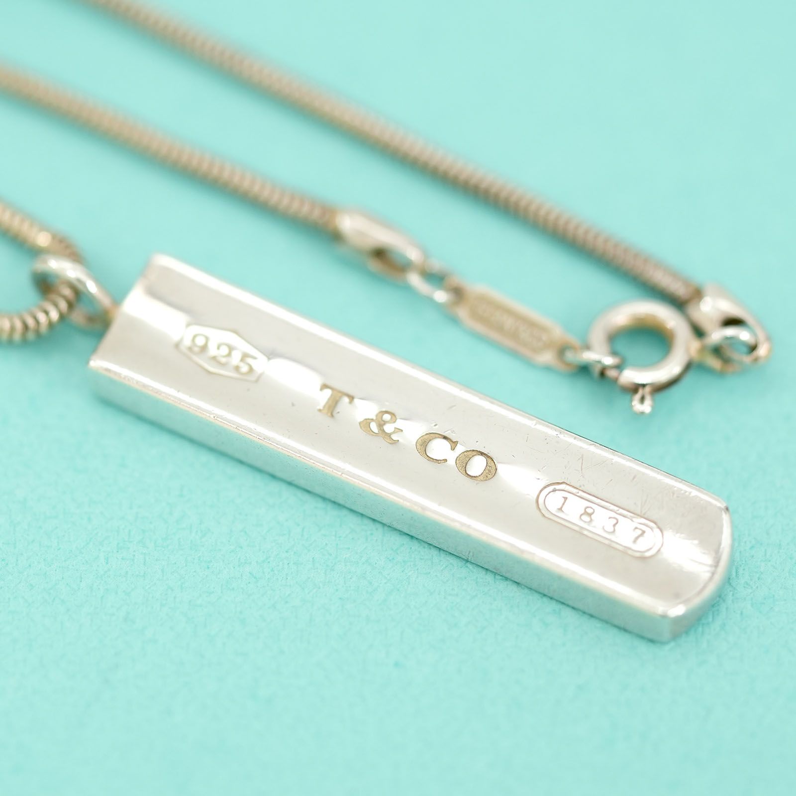 ティファニー Tiffany & Co. 1837 ナローバー ネックレス シルバー925