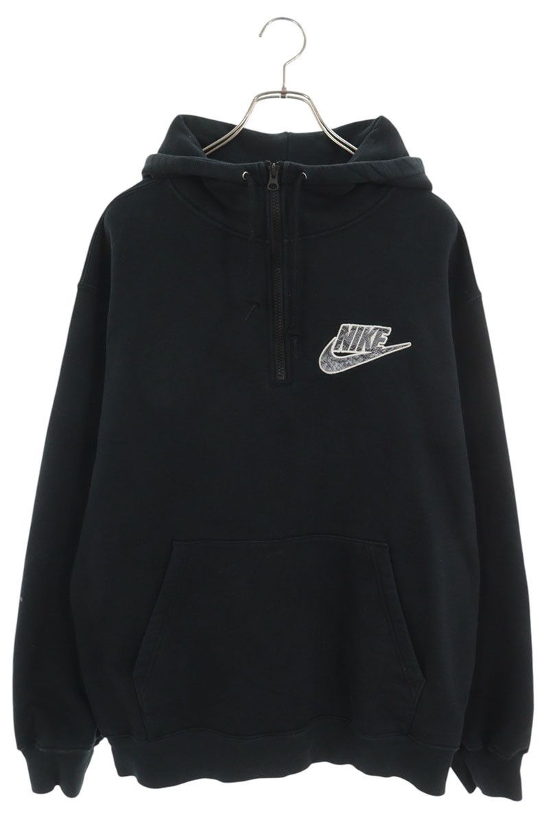 シュプリーム　パーカー　2点 シュプリーム ×ナイキ NIKE 21SS Half Zip Hooded Sweatshirt ハーフ