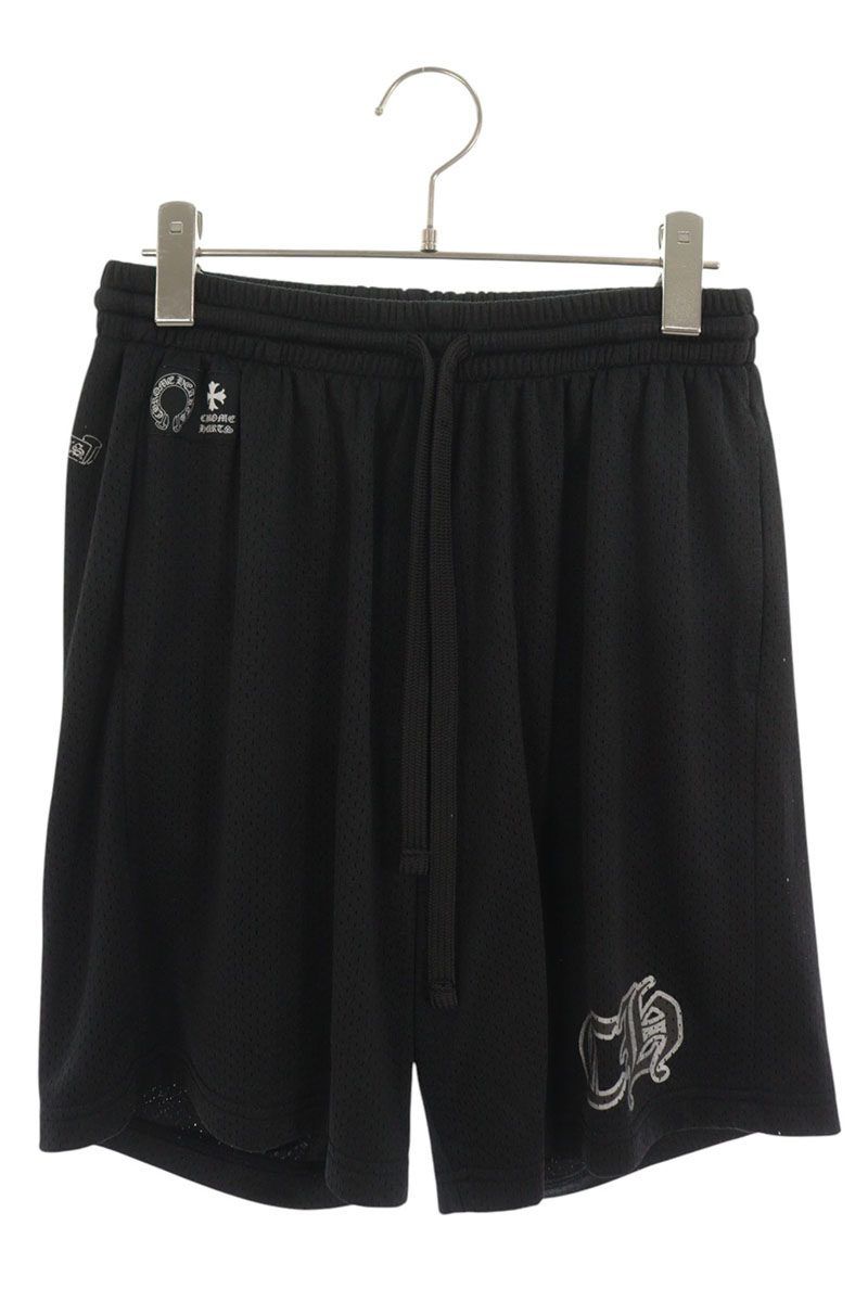 クロムハーツ MESH VARSITY SHORTS CHプリントメッシュハーフパンツ メンズ S