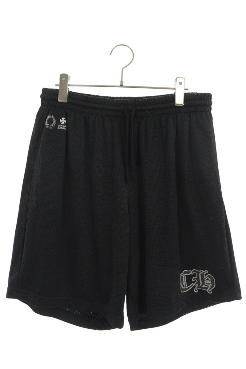 クロムハーツ MESH VARSITY SHORTS CHロゴプリントメッシュハーフパンツ メンズ XL