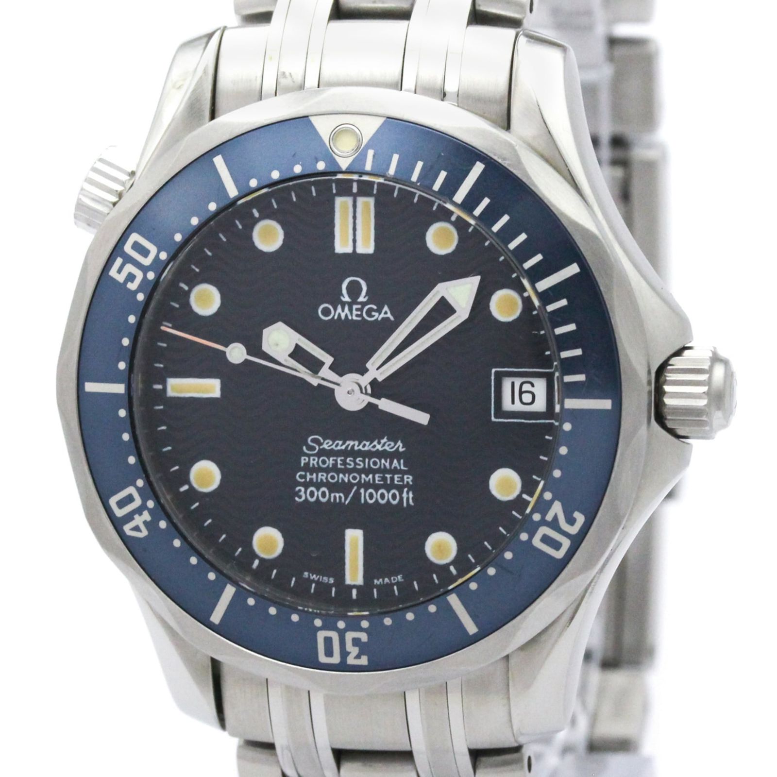 オメガ (OMEGA) シーマスター プロフェッショナル 300M ステンレススチール 自動巻き ボーイズ 時計 2551.80 (外装仕上げ済み)