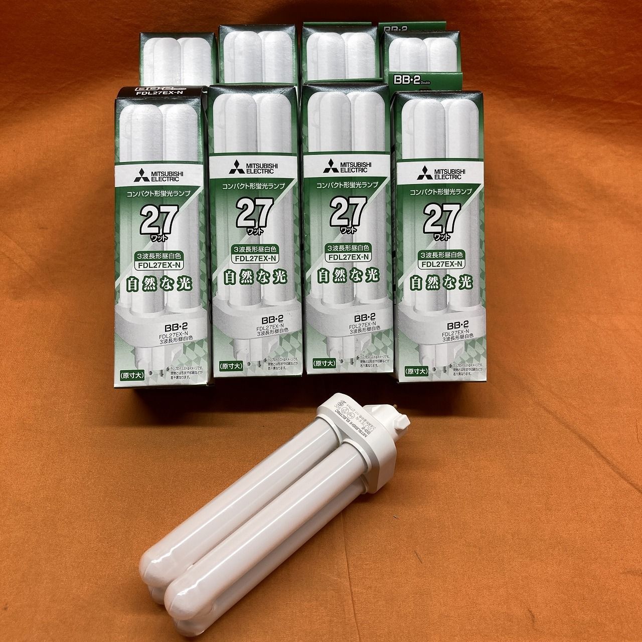 三菱電機 コンパクト形蛍光ランプ FDL27EX-L 10個入 コンパクト形蛍光ランプ (8個セット) 三菱電機 FDL27EX-N 27W 昼白色