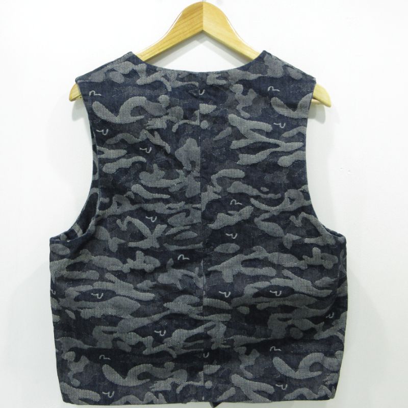 三重本店】 中古 EVISU | エヴィス ベスト ジャガードリバーシブル