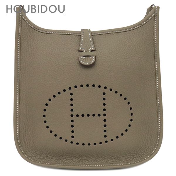 エルメス HERMES ショルダーバッグ エヴリン3 23 トリヨンクレマンス エトゥープ シルバー金具 グレージュ エブリン 2026年製 G 【箱】【中古】