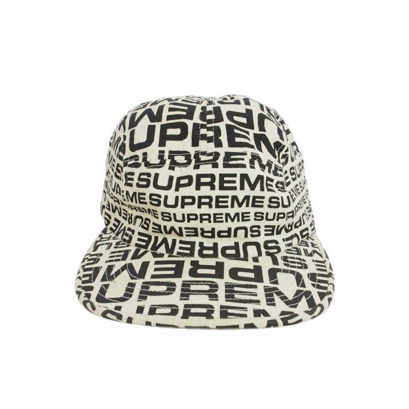 シュプリーム SUPREME 18SS Repeater Camp Cap リピーターキャンプキャップ 帽子 ホワイト 白