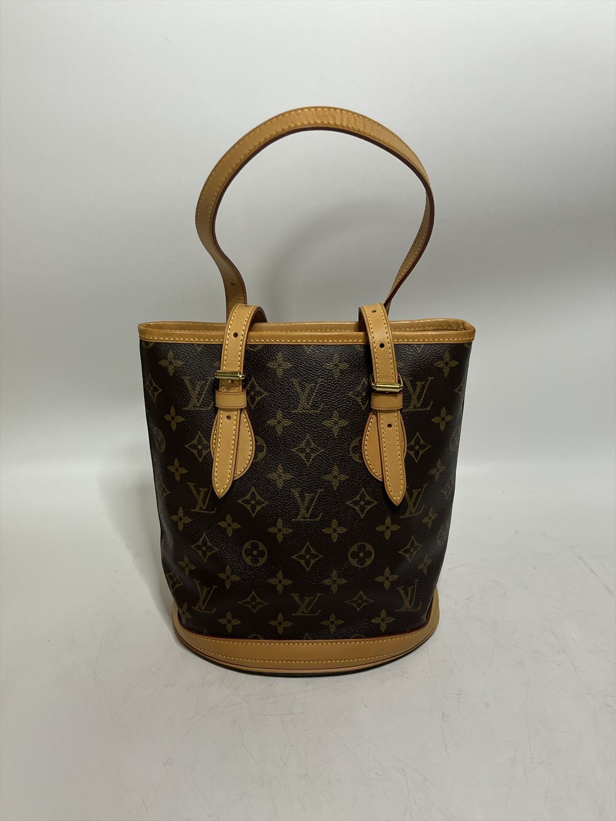 LOUIS VUITTON モノグラム バケットPM トートバッグ 保存袋付 - メルカリ