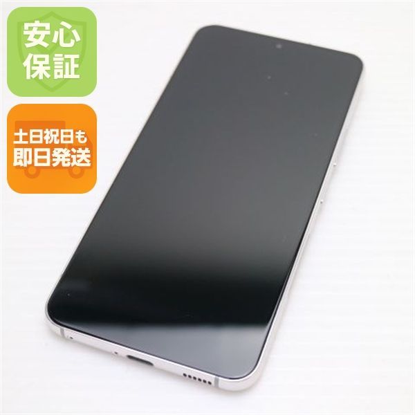 新品同様 Galaxy S22 SC-51C ファントムホワイト スマホ 白ロム 土日祝
