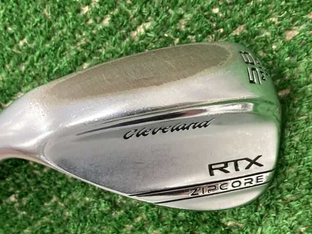 中古】レフティーウェッジ クリーブランド RTX ZIPCORE TOUR SATIN 58