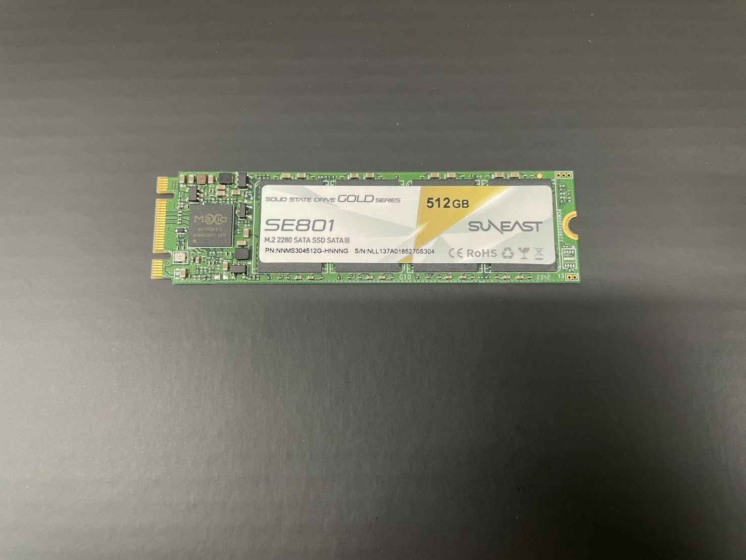 ほぼ新品 M.2 SATA SSD 512GB 5個 SUNEAST SE801 SUNEAST SE801 512GB