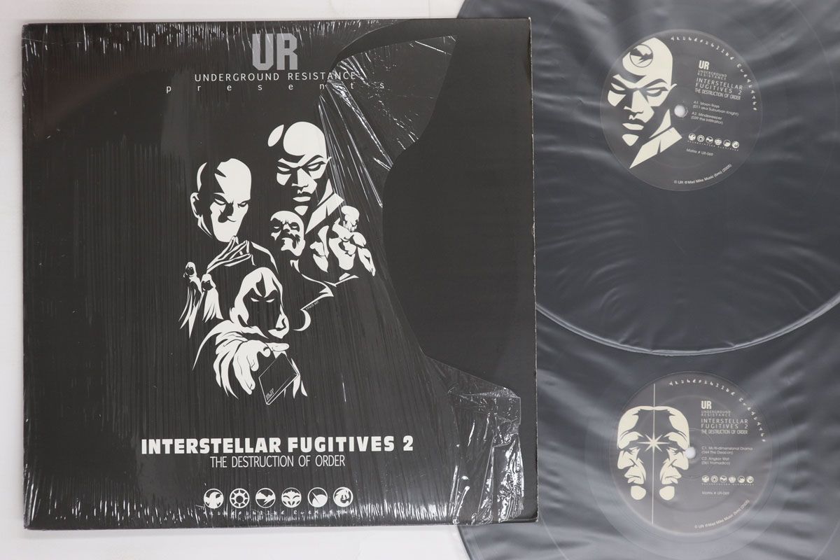 2discs 12” Ur Interstellar Fugitives 2 - The Destruction Of Order UR069 UNDERGROUND RESISTA /00500