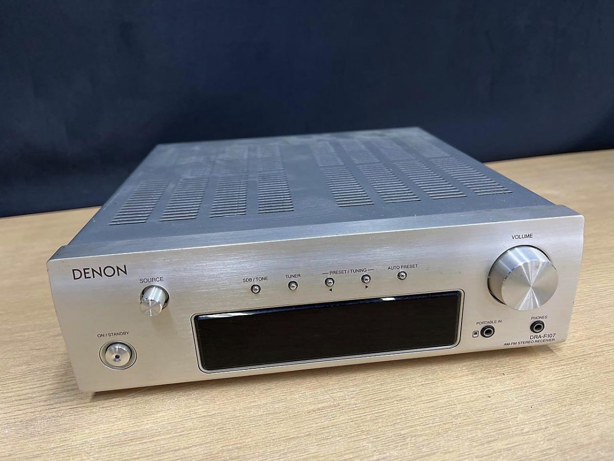 DENON DRA-F107 デノン 高音質レシーバーアンプ□除菌クリーニング品