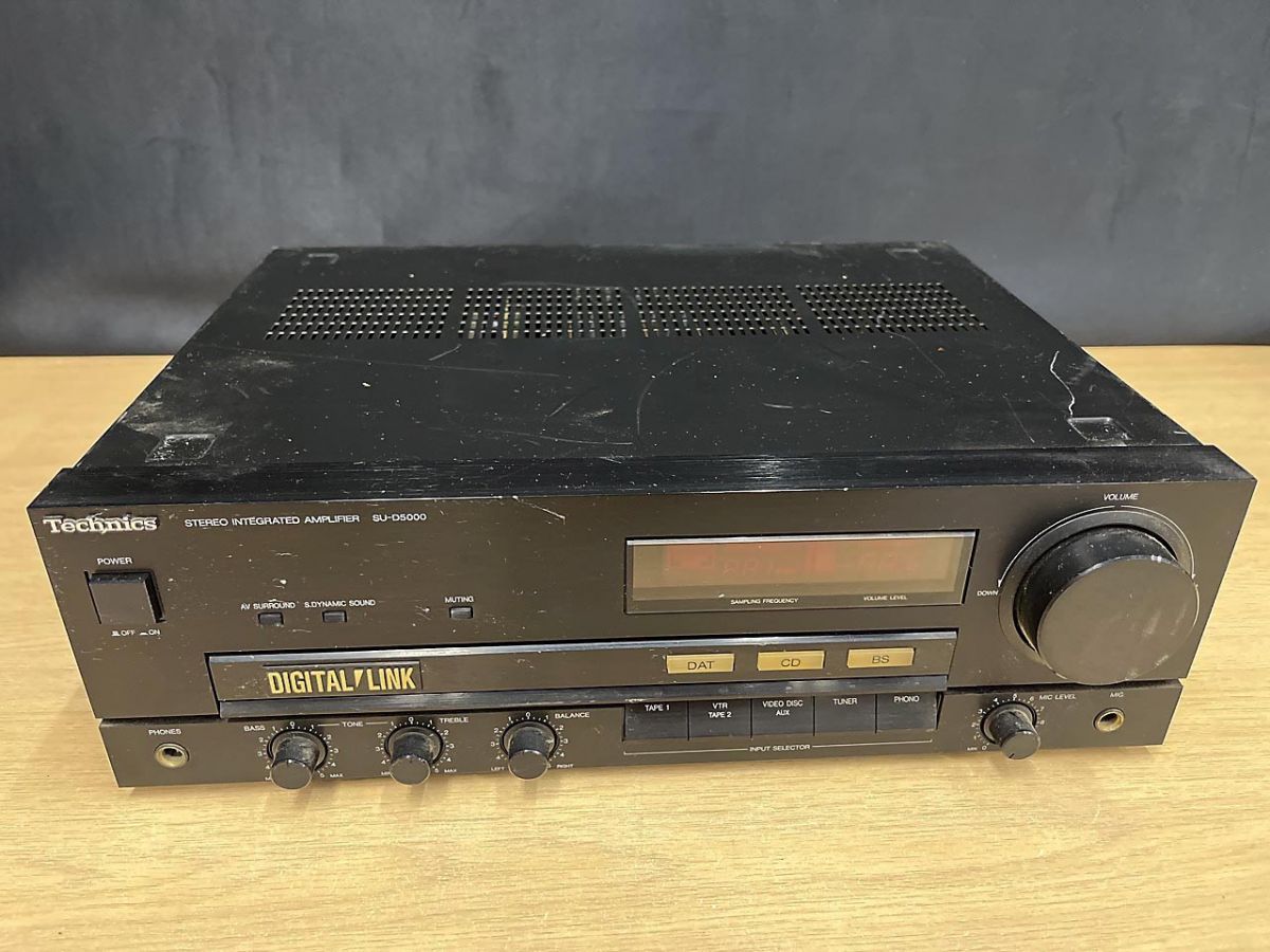 ジャンク品】 Technics テクニクス プリメインアンプ SU-D5000-K