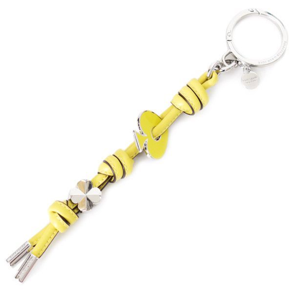 ケイトスペード キーホルダー katespade レザー メタル エナメル スペード ノット ロゴ キーフォブ ストラップ チャーム キーホルダー スターフルーツ KN701