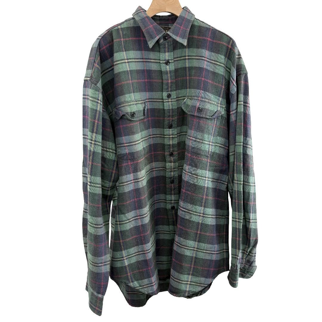 キキット KIKIT チェックシャツ 長袖 厚手 RN84057 メンズ
