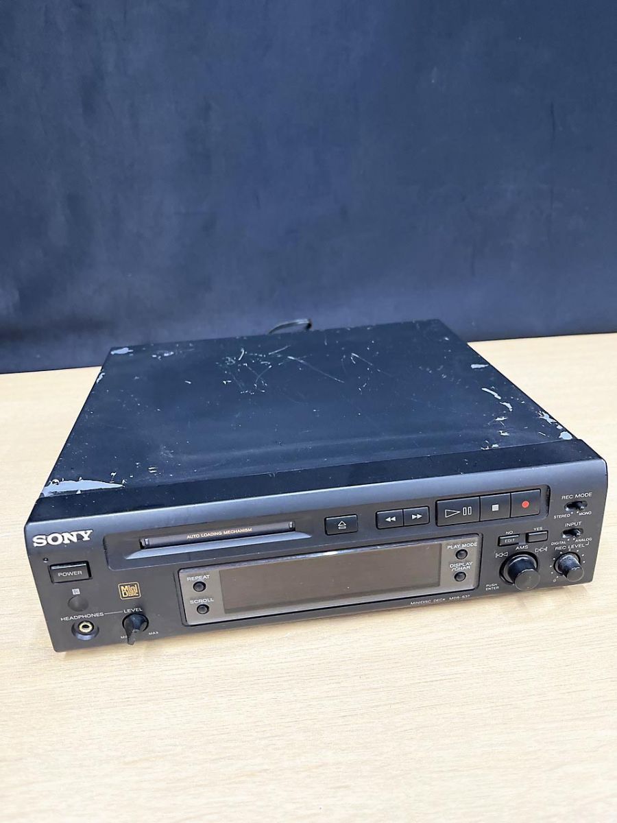 ジャンク品】ソニー SONY MDS-S37 MDデッキ - メルカリ