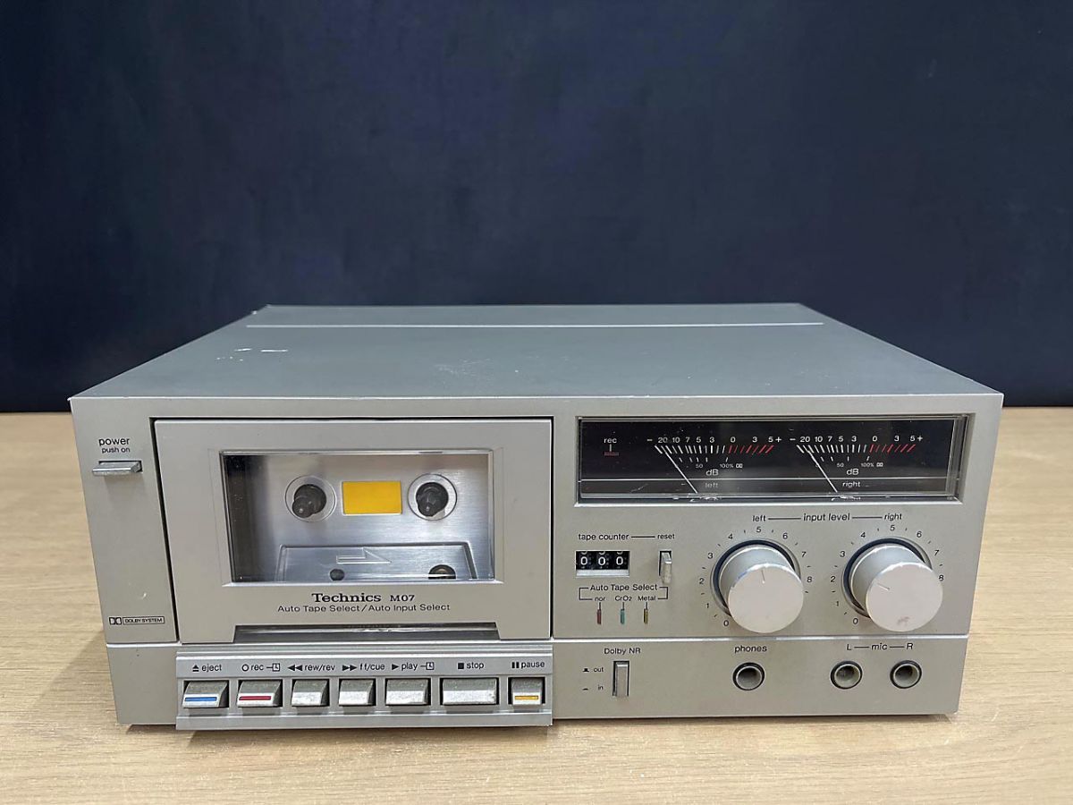 ジャンク品】 Technics テクニクス カセットデッキ RS-M07 - メルカリ