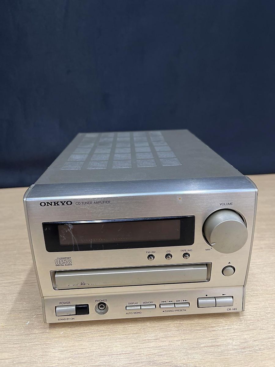 ジャンク品】 ONKYO オンキョー CDチューナーアンプ CR-185 - メルカリ