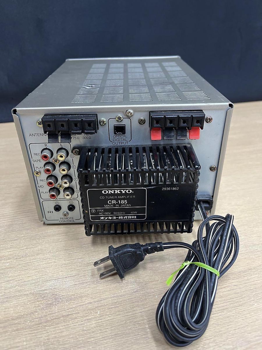 ジャンク品】 ONKYO オンキョー CDチューナーアンプ CR-185 - メルカリ