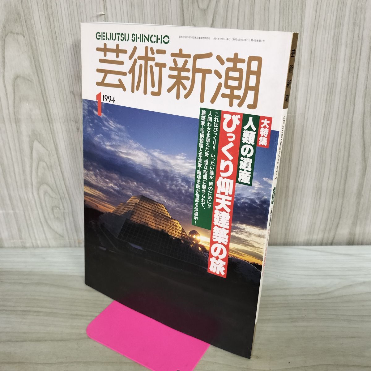 芸術新潮 1994年 1月号 平成6年 人類の遺産 びっくり仰天建築の旅