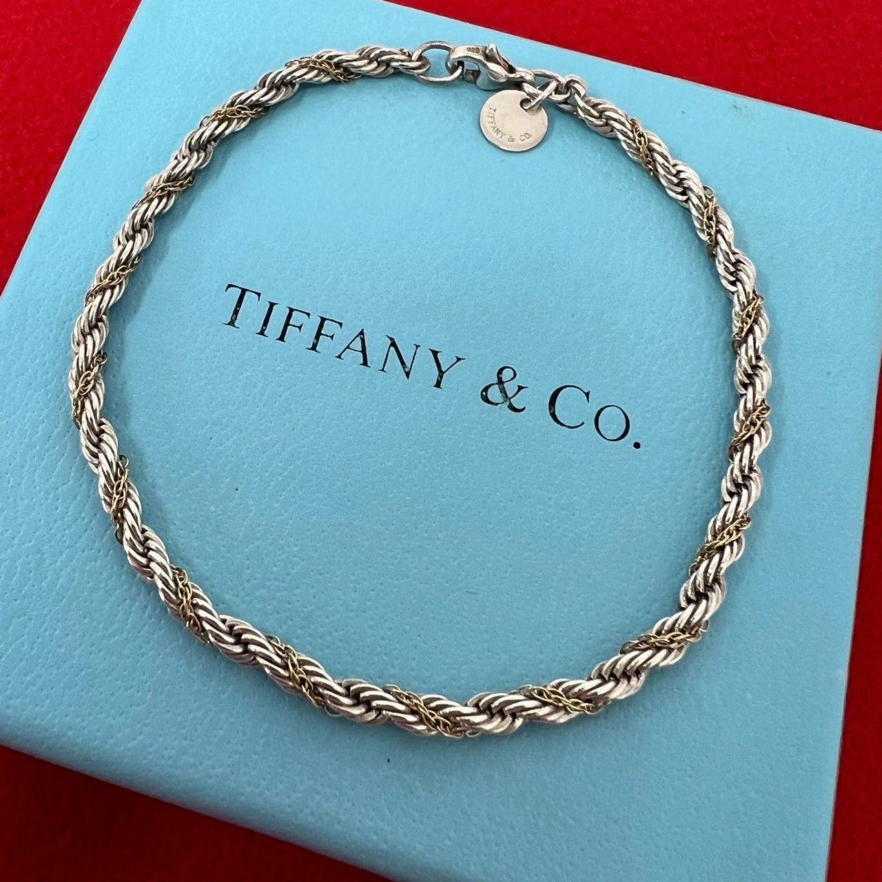 極 美品 TIFFANY&Co. ティファニー ツイストロープ ブレスレット