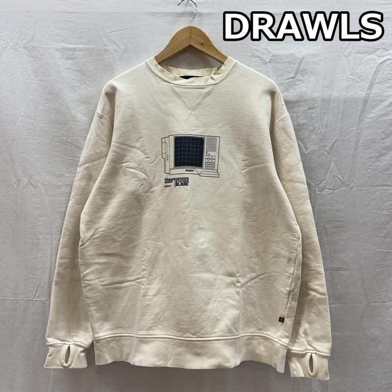 ヴィンテージ DRAWLS ドロールズ はめ込み前V スウェット トレーナー BLADE STATION メンズ L ISItems【USED】【古着】【中古】50164460