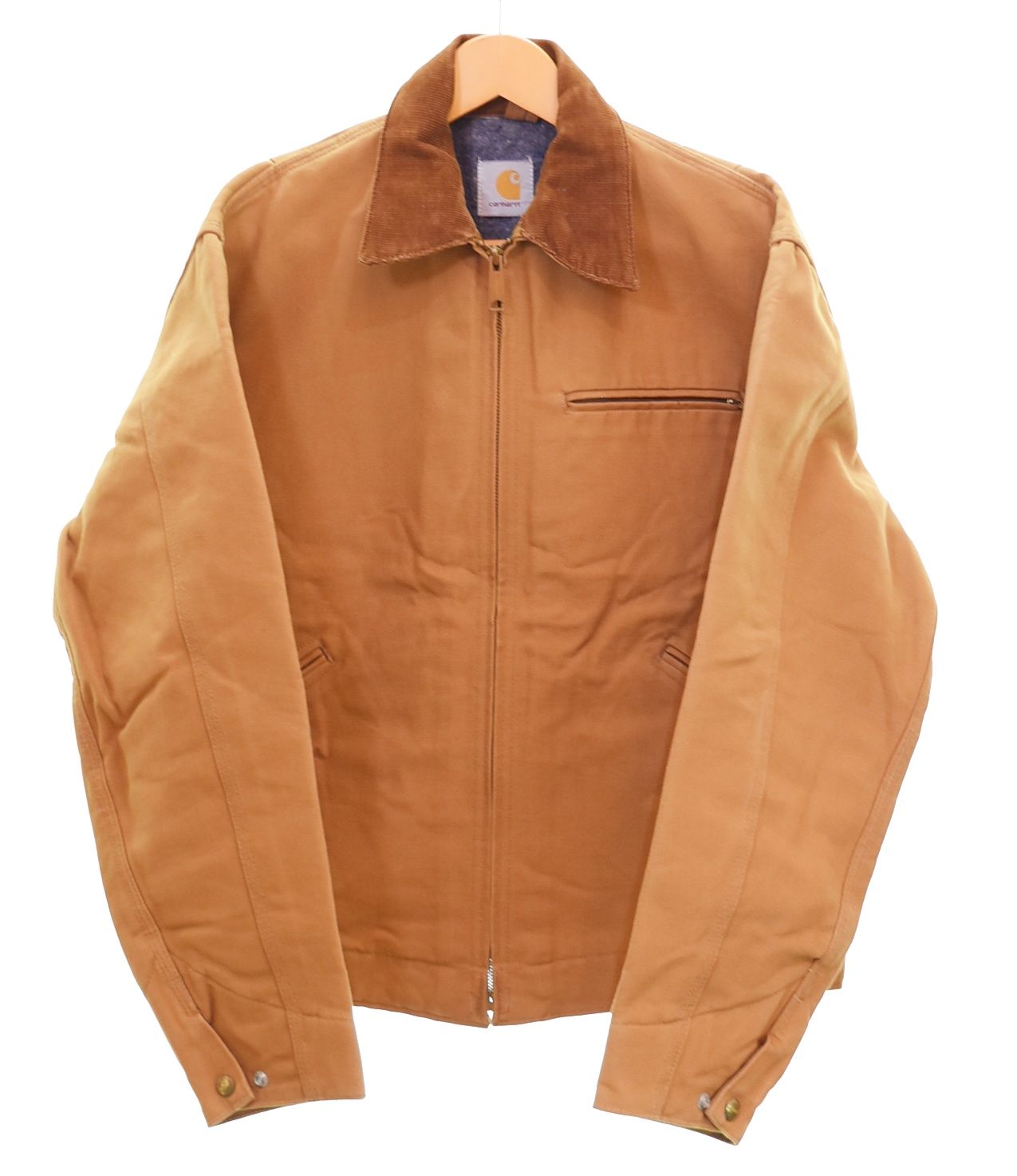 カーハート Carhartt 90s Duck Detroit Jacxket ダック デトロイト ジャケット ワーク ジャケット 90年代 裏地 ブランケット ジャケット ベージュ 103MT-5107