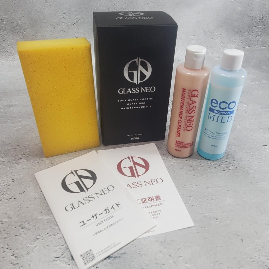 GLASS NEO メンテナンスキット ガラスコーティング 洗車用品 - メルカリ