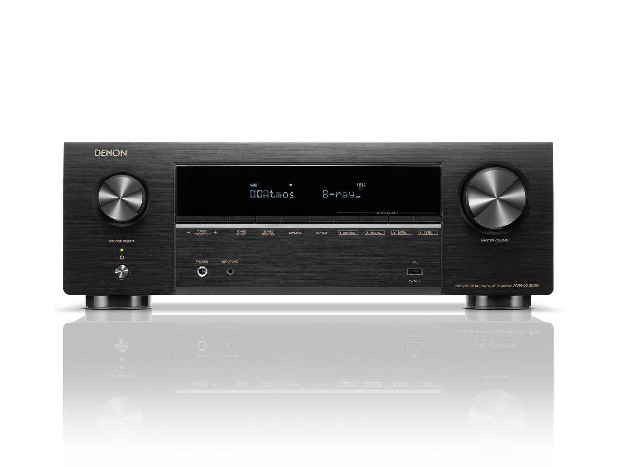 【新品/在庫あり】DENON 7.2ch AVサラウンドレシーバー AVR-X1800H-K ブラック デノン 45,022円