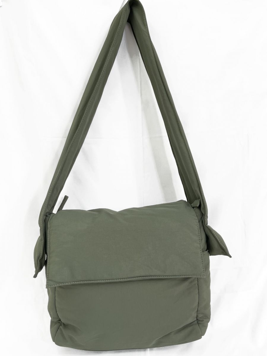 美品 OLEND オレンド Querida soft bag ショルダーバッグ カーキ ■■◎レディース