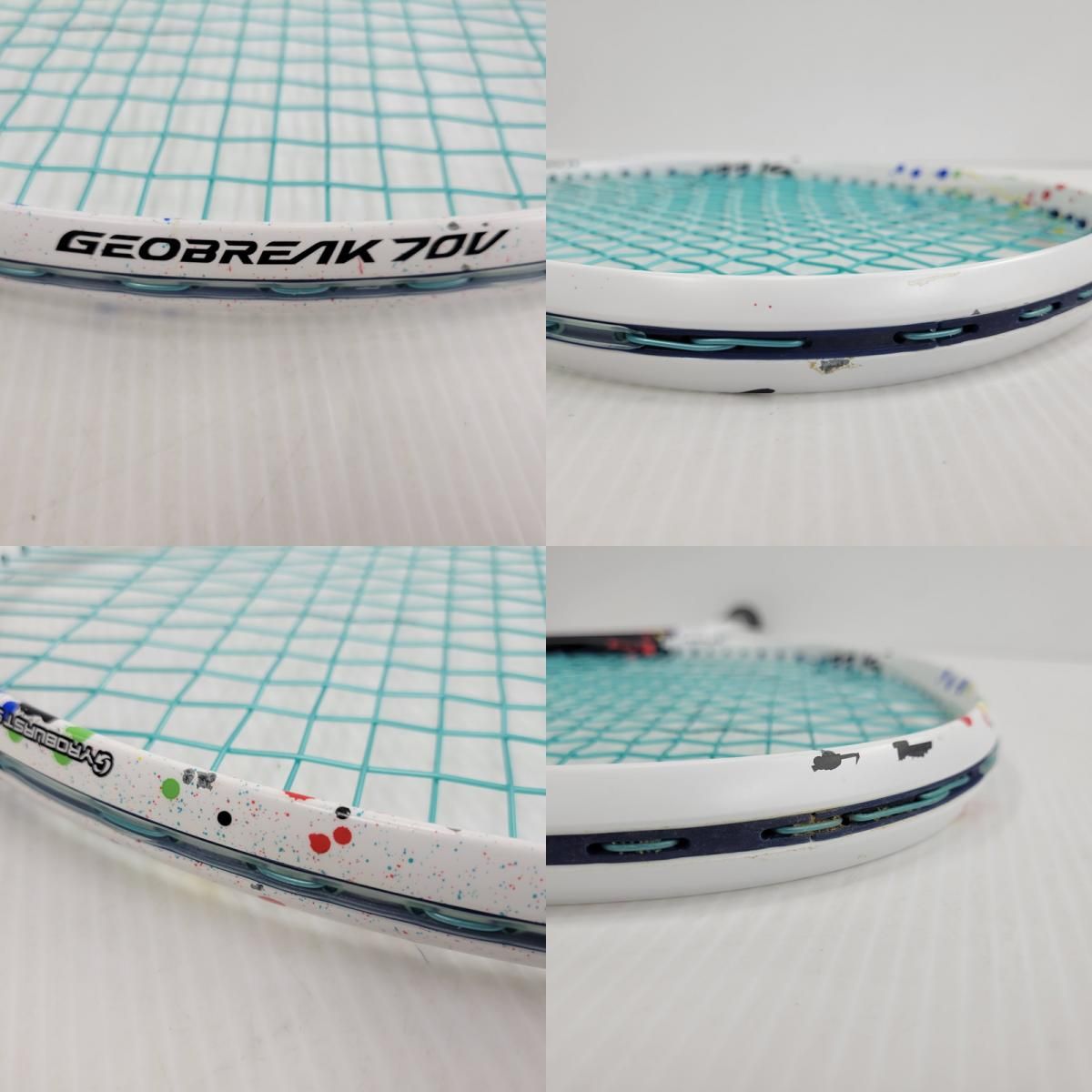 中古品】 YONEX ジオブレイク 70v ステア UXL1 前衛ラケット 【127
