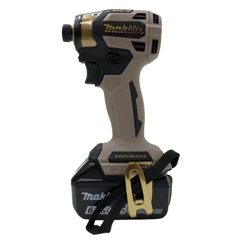 マキタ 充電式インパクトドライバ 20周年限定色 TD173DGXPG プレミアムグレージュ バッテリBL1860B×2 充電器DC18RF 【新品】 22607R21