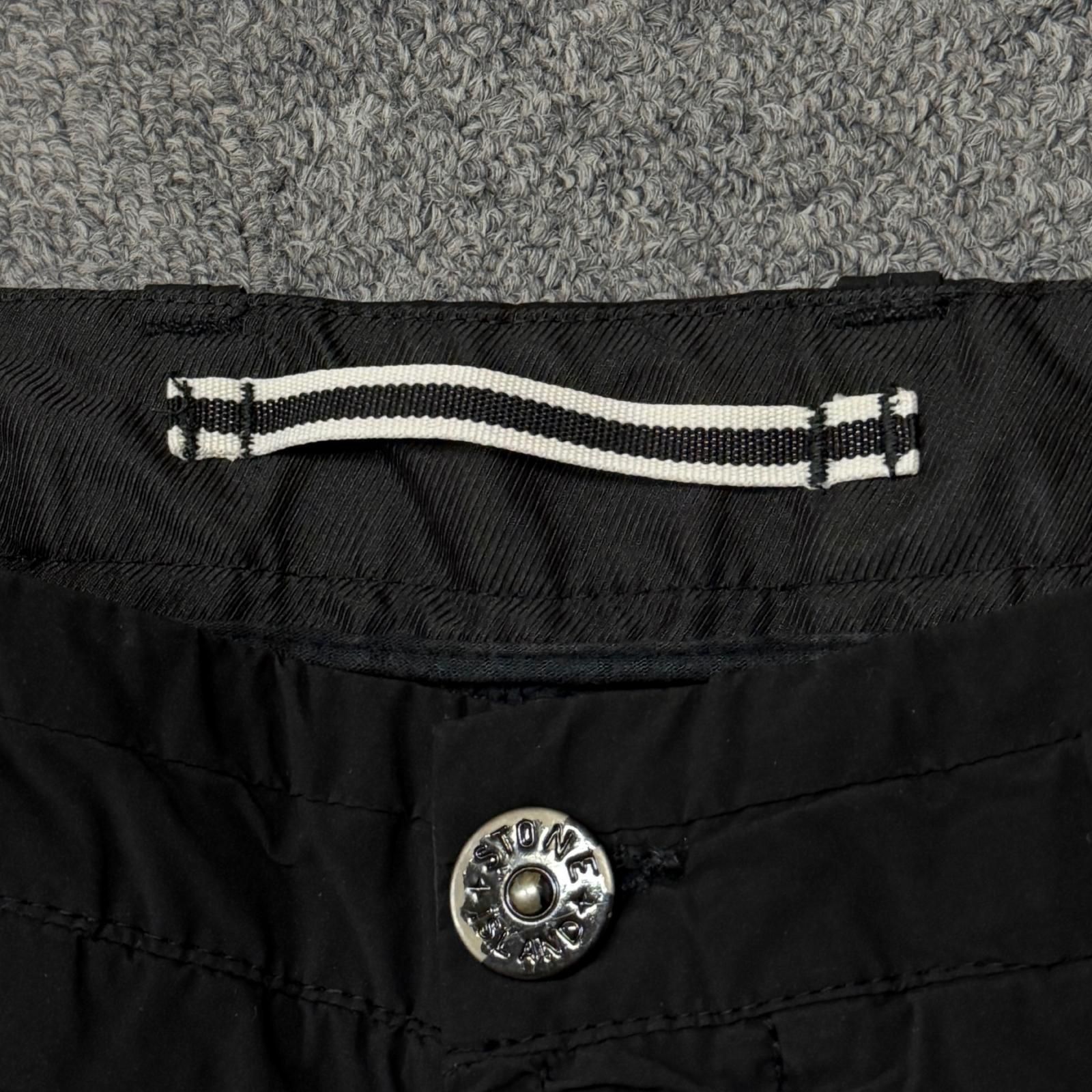 STONE  Cargo Trousers カーゴパンツ トラウザー ストーンアイランド 721530107 ブラック 32 （20580M） STONE ISLAND Cargo Trousers カーゴパンツ トラウザー ストーン