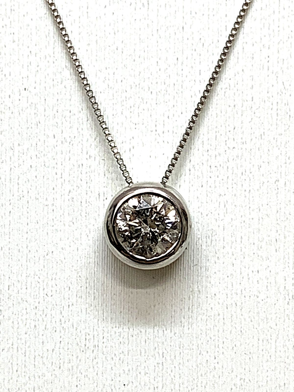 PT900 ・ PT850 コンビ 一粒ダイヤモンド 0.40ct ネックレス ペンダント 1.8ｇ 40ｃｍ シルバー系 プラチナ 54,599円