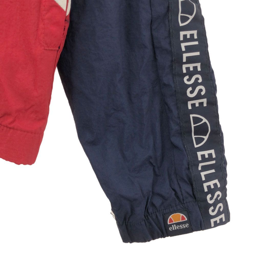 ellesse エレッセ 長袖 ウインドブレーカー S ネイビー系 ブルゾン