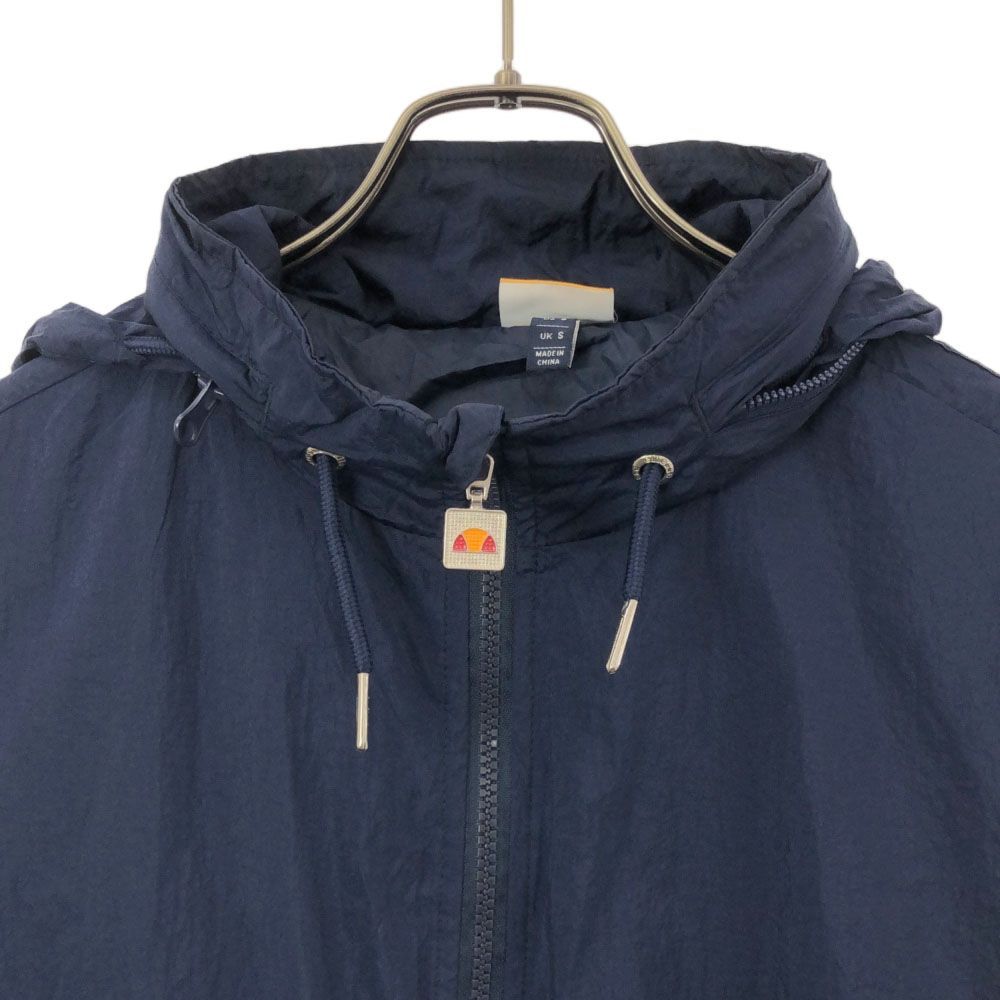 ellesse エレッセ 長袖 ウインドブレーカー S ネイビー系 ブルゾン