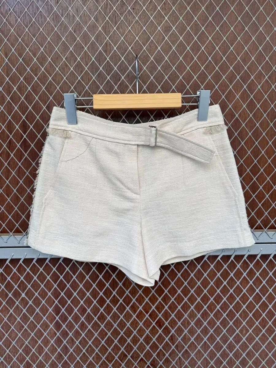 ハンサム ザハンドサム システム ジャガード ツイード ショートパンツ システム ベルト付き ハーフパンツ