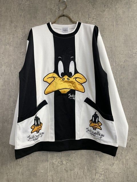 【中古】CASTELBAJAC ｶｽﾃﾙﾊﾞｼﾞｬｯｸ ｾｯﾄｱｯﾌﾟ ﾌﾟﾙｵｰﾊﾞｰ LOONEY TUNES ﾙｰﾆｰﾃｭｰﾝｽﾞ Daffy Duck ﾀﾞﾌｨｰﾀﾞｯｸ ﾎﾜｲﾄ 表記ﾅｼ 33980138
