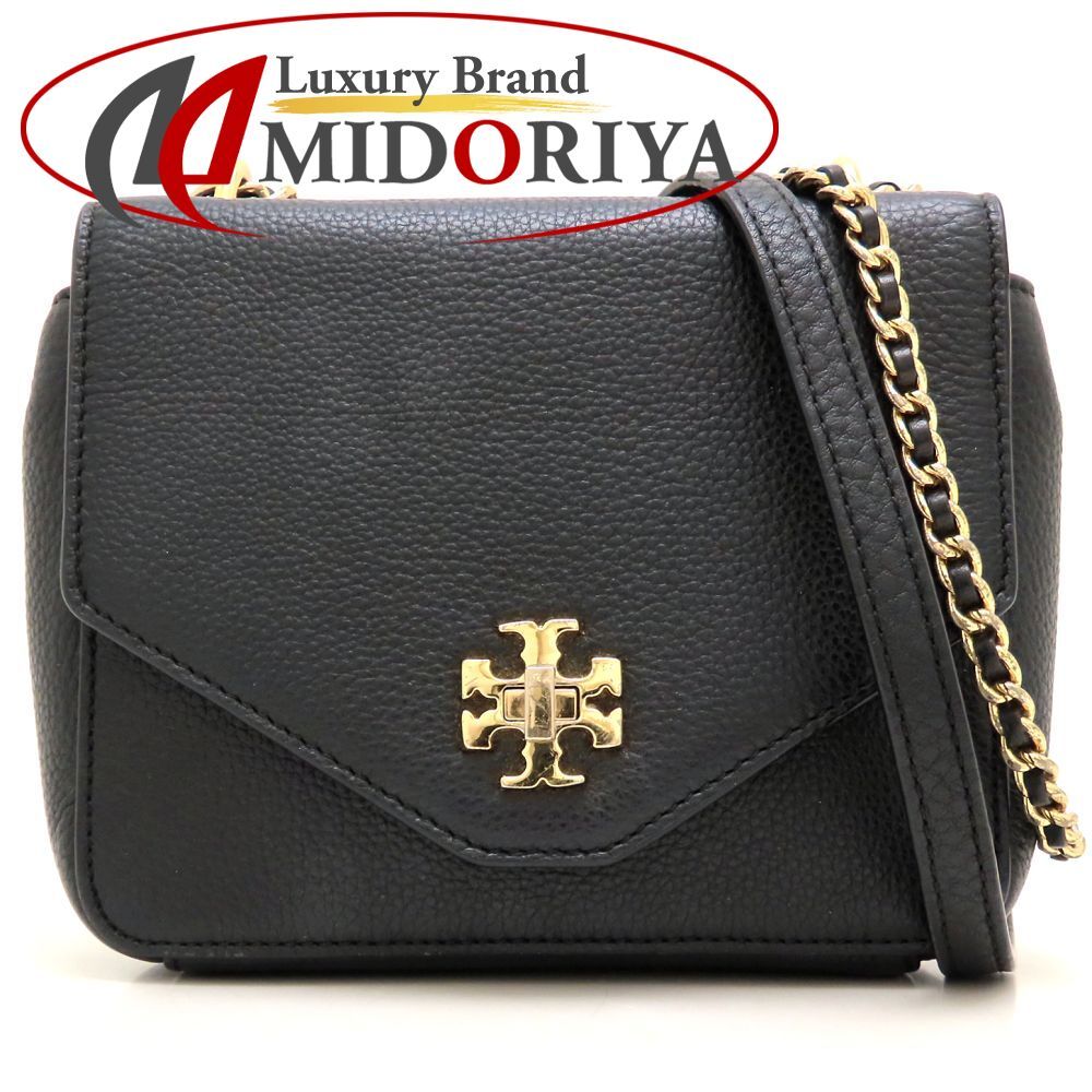 Tory Burch トリーバーチ チェーンショルダーバッグ レザー ブラック レディース/353437【中古】