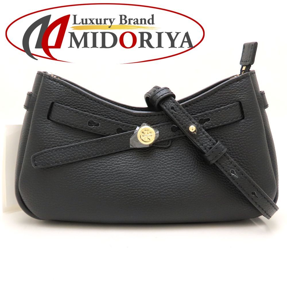 Tory Burch トリーバーチ ROMY ZIP TOP CROSSBODY 179955 ショルダーバッグ レザー ブラック レディース/353438【未使用】
